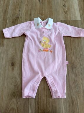 Vintage Sesame Street Baby Big Bird Romper